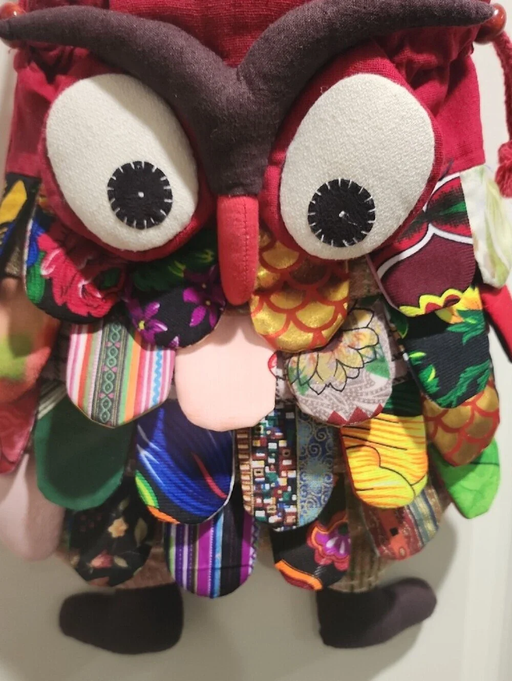 Colorful patchwork Owl Bag ✨ Soft fabric  ✨ Adjustable sholder Strap!
